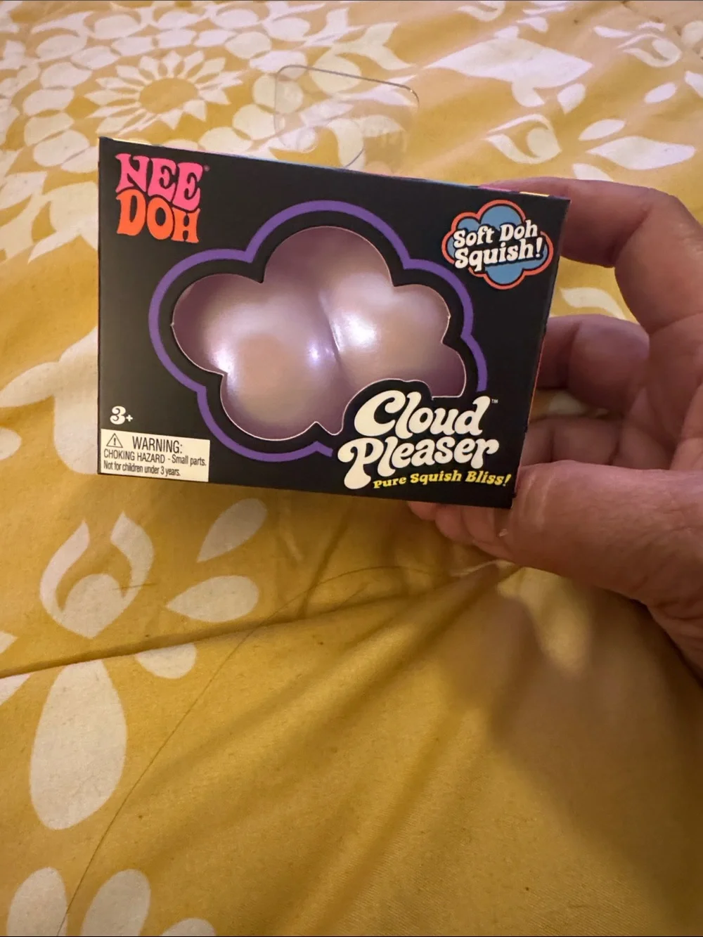 Nee Doh Cloud Pleaser Soft Doh Squish! Pink Stress Toy
